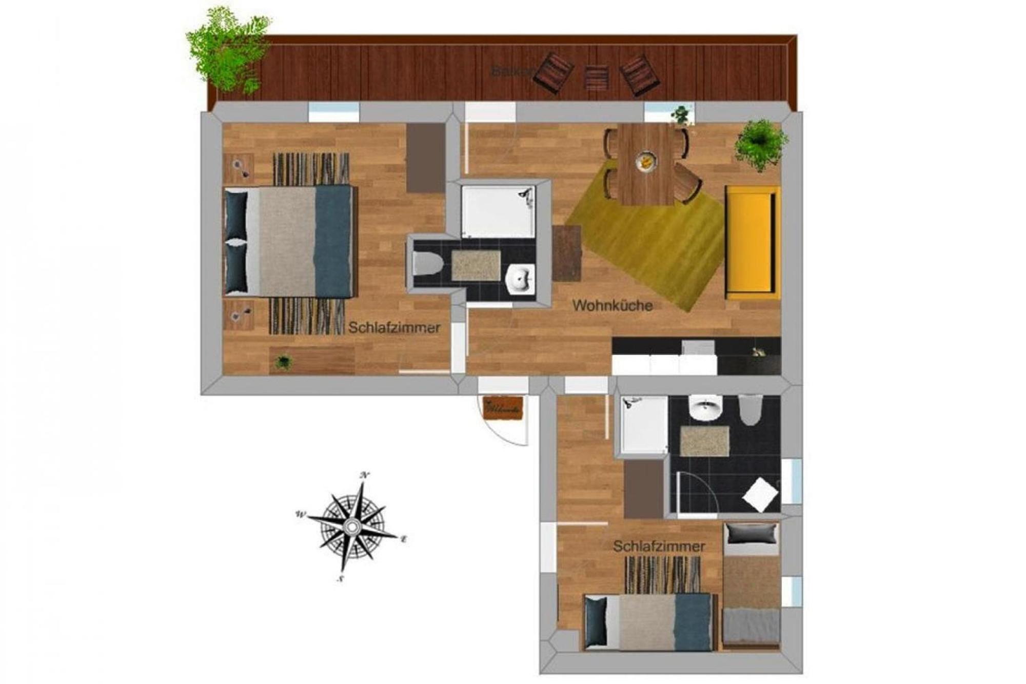 Flat In Krimml With A Balcony Leilighet Eksteriør bilde